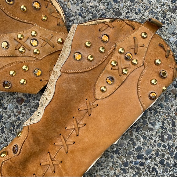 2000 era Browns Fashion Cowboy Boots - Picture 4 of 12